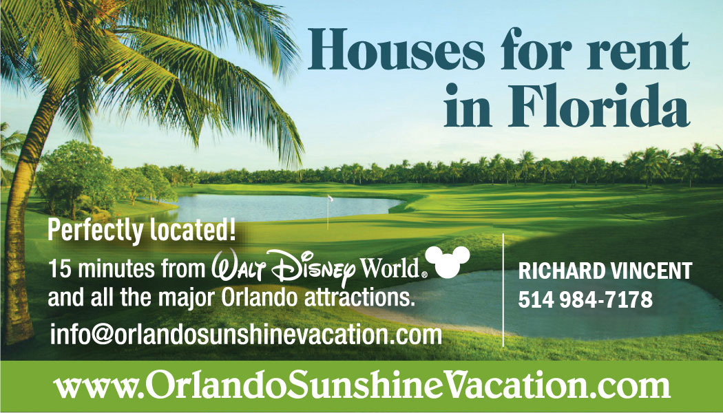 Carte d'affaires Orlando Sunshine Vacation