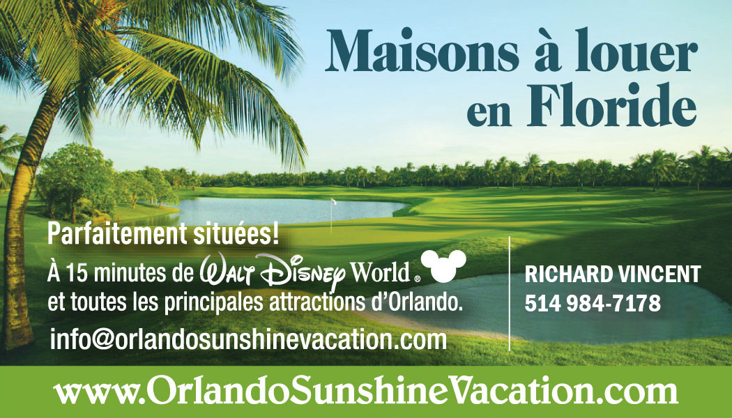 Carte d'affaires Orlando Sunshine Vacation